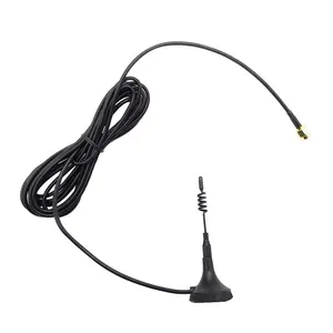 Antenne de base magnétique Omni double bande GSM de 90mm avec connecteur SMA Câble 3M