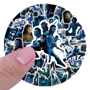 50 unids/bolsa película <span class=keywords><strong>Avatar</strong></span> pegatina pegatinas de vinilo impermeables calcomanías para Notebook coches de juguete pegatinas de motocicleta - Product Image 5