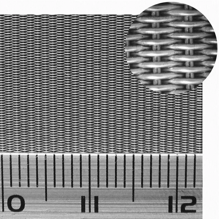 24x110 जाल स्टेनलेस स्टील चलनी स्क्रीन डच तार बुना कपड़ा 1m x 30m रोल