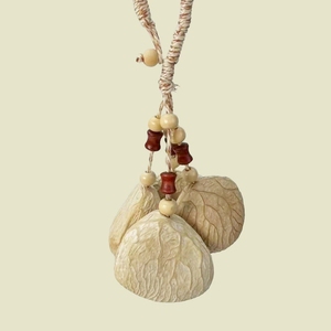 Wholesale Hand‑crafted Dried Fruit Shell <b>Wind</b> <b>Chime</b> Bohemian Car Hanging Decor Natural Handicraft Accessories - Product Image 3