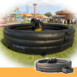 Toro mecánico inflable eléctrico comercial para adultos, máquina de toro mecánico inflable para niños, paseo en toro mecánico de rodeo - Product Image 4