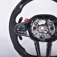 Volant de direction avec écran LED en fibre de carbone pour BMW M2/M3/M4 X3 X5 G87 G80 G82 G20 G21 2020-2024, design sport performance LCI