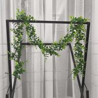 Offre Spéciale Artificielle Eucalyptus Vigne avec Feuille Forme Tenture Murale Rotin Feuilles Branches D'arbre Décor À La Maison En Plastique Plantes Vertes