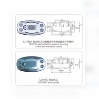 Ventilation de luxe pour autocar avec lampe de lecture LED et haut-parleur - Compatible avec les accessoires intérieurs des bus Yutong, King Long, Higer