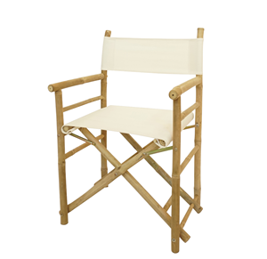 Fauteuil en bambou pliable écologique Love & Rattan pour salon extérieur - Product Image 1