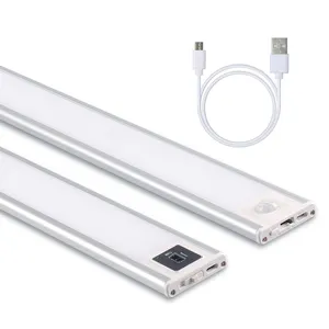 Lámpara de pared portátil para armario, luz LED con Sensor infrarrojo y onda manual, recargable por USB, regulable, nueva