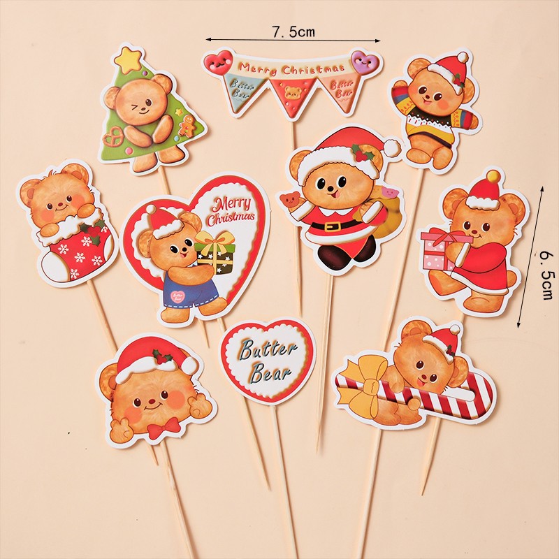 10 sets of Christmas baby panda greeting cards
