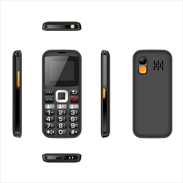 OEM Customizable LOGO S22 Dual SIM Senior Citizen Bar Button Student Basic Phone Stand-Alone Spanish Camera Mobile Phone