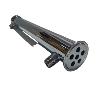 Condenseur de reflux en acier inoxydable à triple collier 2" TC x 200mm OAL, <span class=keywords><strong>D</strong></span>éphlegmateur type shotgun <span class=keywords><strong>pour</strong></span> alambic, 7 tubes intérieurs 1/2" FNPT froids - Product Image 1