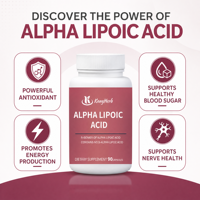 Capsules d'acide alpha-lipoïque R de haute pureté 300 mg, formule pure d'isomère R, sans forme S, testées par un tiers, complément alimentaire