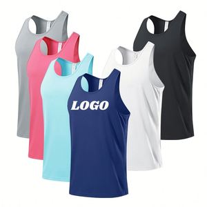 <b>Men</b> Plus Size Anti-Pilling Formal Mesh Top Quick Dry Breathable Sports <b>Vest</b> for Summer <b>Gym</b> Fitness Outdoor Use - Product Image 1