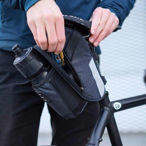 กระเป๋าอานจักรยานกันน้ำปรับแต่งได้กระเป๋าใต้ที่นั่งอุปกรณ์เสริมสำหรับขี่จักรยานพร้อมที่วางขวดน้ำ - Product Image 4