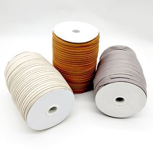 Grand stock de cordons plats tressés en coton 100% naturel, souples, imperméables, écologiques, colorés, de 9 mm, haute ténacité, pour textile de maison - Product Image 3