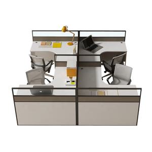 Stile semplice e Moderno Ufficio <span class=keywords><strong>Scrivania</strong></span> Aspetto e Uso Generale Mobili Per Ufficio Set Piccolo Lungo Ufficio <span class=keywords><strong>Scrivania</strong></span> - Product Image 4