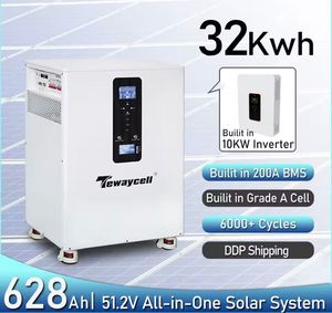 แบตเตอรี่ Teway Cell All One 32KWh LiFePO4 10-20KWh 48V พร้อมอินเวอร์เตอร์ 10KW ในตัว AC230V ระบบโซลาร์เซลล์แบบไฮบริดสำหรับบ้าน ระบบ ESS ที่สามารถต่อพ่วงกันได้ - Product Image 3