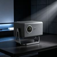Projecteur haute résolution 1080P LCD, 500 lumens ANSI, mise au point automatique, machine optique fermée, projecteur portable, anti-poussière