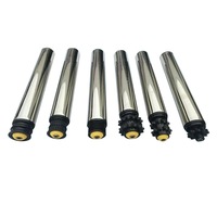 Nouveaux rouleaux de guidage en acier inoxydable galvanisé avec roues dentées en caoutchouc/acier pour lignes de production, personnalisables