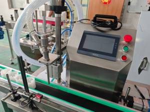 Máquina Llenadora de Botellas de Plástico para Bebidas, Miel y Aceite, Semiautomática, Eléctrica, Controlada por PLC, de Pequeño Volumen, 200 ml - Product Image 4