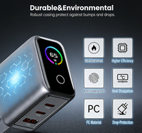 Chargeur mural rapide Tommox 65W GaN, USB C PD 3.0 QC 3.0, adaptateur de charge rapide de type C pour ordinateur portable, tablette, téléphone, iPad