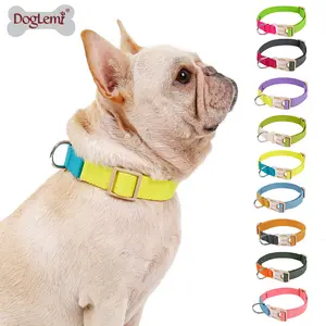 Fashion Dog Collar Perro Ombre Color Designer Pet Collar Strap Walking Neck Collars for Dogs