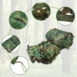 3 X 2 M Outdoor Camping Hunting Camouflage Netting Decoration Blind Cover Blue Camo Net