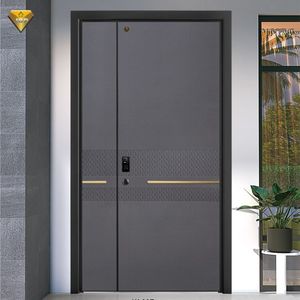 Porta d'Ingresso Moderna in Acciaio Ignifugo per Casa con Isolamento Termico e Design Antifurto di Sicurezza - Product Image 1