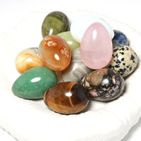 Pierre précieuse naturelle ovale, cristal de guérison Reiki, pierre semi-précieuse pour la décoration intérieure, protection personnelle, vente en gros, cadeau