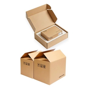 Custom Printed Air Mail <b>Boxes</b> Small Batch Logo Printing Thickened Hard Shipping Cartons - Product Image 2