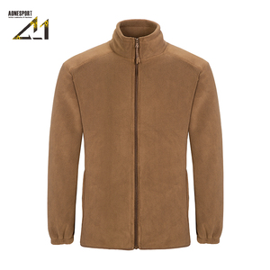 Veste en polaire pour homme Aonesport, col montant, fermeture éclair, imperméable, en toile, coupe classique - Product Image 2