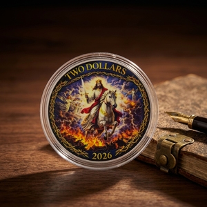 Nuevos Productos 2026 Moneda Conmemorativa Plana 2D de Jesús, Artesanía en Metal Plateado, <span class=keywords><strong>1</strong></span> <span class=keywords><strong>Onza</strong></span> de Plata Troy, Decoración para el Hogar, Regalo Coleccionable - Product Image 1