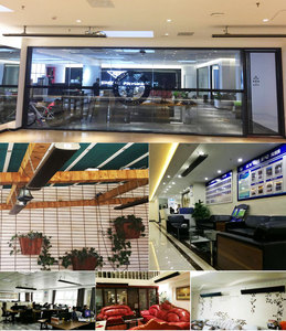 JHheatsup 壁掛け式 2400W 家庭用電気ソーラールーム赤外線セラミックヒーター リモコン付き - Product Image 5