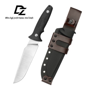Cuchillo de Camping de Alta Calidad Marca HK, Hoja de Acero Inoxidable con Mango G10, 305 mm de Longitud Total, Portátil para Uso en Exteriores, OEM/ODM - Product Image 1