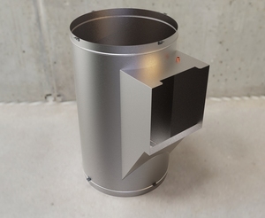 QDCE Certification de protection contre l'incendie Toutes les installations en acier inoxydable fond <span class=keywords><strong>Chute</strong></span> à linge interne d'aspiration de linge - Product Image 5