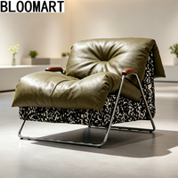 Fauteuil de loisirs de luxe au style populaire, confortable et moelleux, pour salon, bureau et balcon, idéal pour la maison