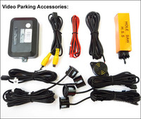 Kit de capteurs de stationnement vidéo pour voiture, radar d'aide au recul avec écran numérique pour système de caméra de surveillance
