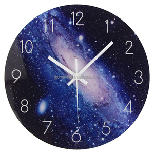 Đồng Hồ Treo Tường Cỡ Lớn, Đồng Hồ Thạch Anh Trang Trí Kiểu Bầu Trời Đầy Sao, Nghệ Thuật Trang Trí Tường, Analog Cho Trẻ Em - Product Image 1
