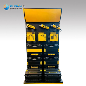 Heavy Duty Metal Mobile Pegboard Floor Stand pegboard display stand for Showroom display racks retail <strong>store</strong> - Product Image 1