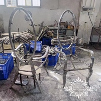 Canapé de mariage royal, fauteuils de mariage pour la mariée et le marié