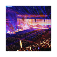 Écran d'affichage à LED intérieur/extérieur de location Pushunled Mur vidéo de fond de scène géant de taille P2.9 P3.91 P4.81 500x500mm