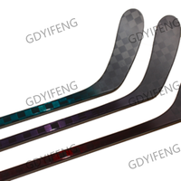 Bâton de hockey sur glace pour enfants en fibre de carbone ZL, durable, courbe 360g, léger, longueur 165cm, flex 60/62/58 pouces, pour l'intérieur
