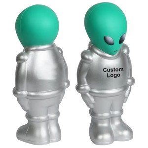 Wholesale Custom PU Foam Alien Shaped Soft Slow Rising Stress <b>Ball</b> Promotional Gifts <b>Squeeze</b> Toys for Kids Boys and Girls - Product Image 1