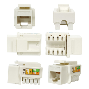 Module réseau Cat5e/Cat6, connecteur Keystone RJ45 non blindé, FTTH Cat5e CAT6, connecteur Keystone <span class=keywords><strong>optique</strong></span> RJ45, module <span class=keywords><strong>fibre</strong></span> <span class=keywords><strong>optique</strong></span> sans outil - Product Image 3