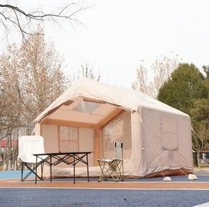 JTS-0216 7.5 ㎡   Tente de camping gonflable classique, tente pneumatique imperméable 420D Oxford 5000 mm avec sol en bâche PVC 500G - Product Image 2