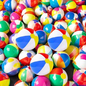 Pelota de playa inflable de PVC de colores personalizada, juguetes de piscina ecológicos para juegos de agua de verano, fiesta de cumpleaños para niños - Product Image 6