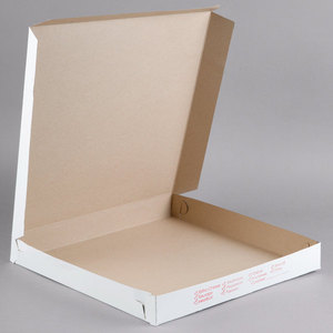 2020 Mới Bán Buôn Đồng Bằng Màu Trắng/Kraft Ván/Đất Sét Tráng Hộp Bánh Pizza - Product Image 4