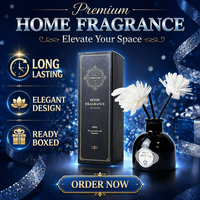 Diffuseur de parfum rond personnalisé en bouteille, marque privée OEM ODM, diffuseur d'aromathérapie, logo et parfum sur mesure pour projets commerciaux