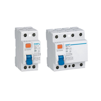 Disjoncteur différentiel magnétique RCCB RCD Chint Original NL1 série 63 2P 4P