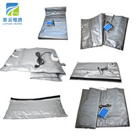 Couverture chauffante personnalisée Laiyuan 200L 110V 220V 2.5KW huile IBC tambour chauffant veste fourre-tout avec régulateur de température