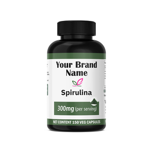 Suplemento de Espirulina Orgánica 300mg, 150 Cápsulas, Superalimento Natural para Apoyo Antioxidante y Aumento de Nutrientes - Product Image 2