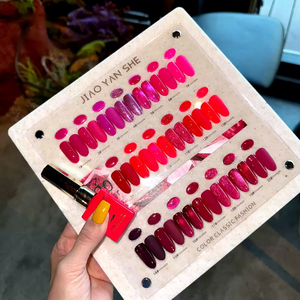 Jiaoyanshe Proveedor Mayorista de Uñas, Nueva Llegada, Kit de Esmalte de Uñas en Gel Brillante de 20 Colores con Tarjeta de Exhibición Gratis - Product Image 5